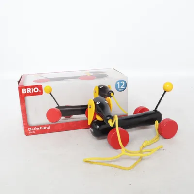 Dragleksak (Dragleksak hund tax av trä 30332) från Brio