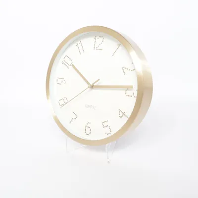 Wandklok (Goud) van Quartz  