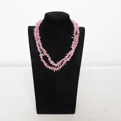 Necklace (Pink) from Montini Unknown metal