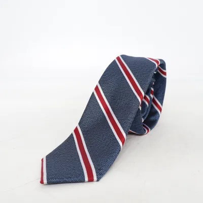 Cravate (Bleu, Rouge, Blanc) de Nordstrom Soie, Viscose