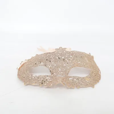 Maskeradmask (Guldfärgad)