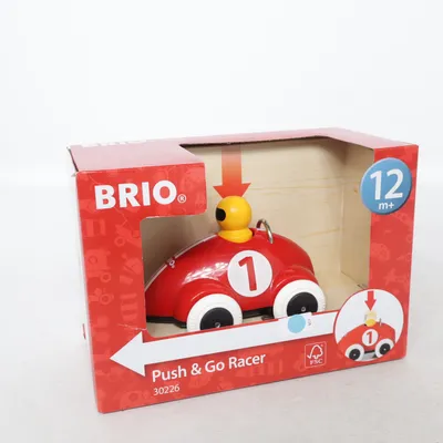 Leksaksbil (Push & Go Racer i trä) från Brio