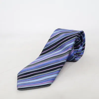 Tie (Blue, Purple, Gray) from Hemley Silk