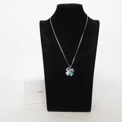 Collier (Bleu, Argent) de H.E Premium Métal inconnu
