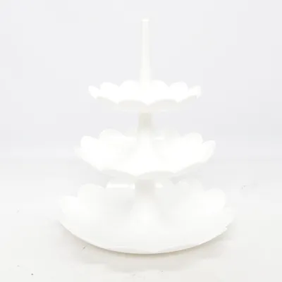 Tiered plate stand (White)