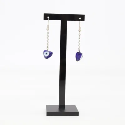 Oorbellen (Blauw) Onbekend materiaal