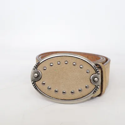 Ceinture (Beige) de Double Cuir