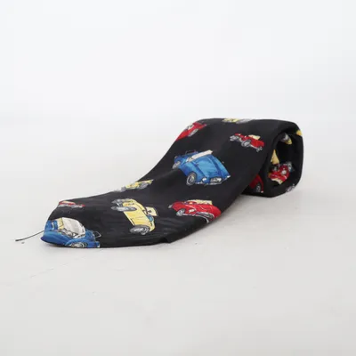 Cravate (Noir, Multicolore) de Hemley Soie
