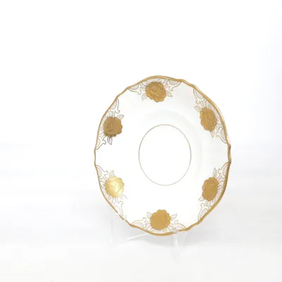 Small plate (White, Gold) from Eschenbach