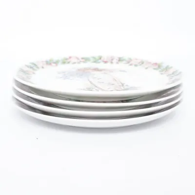 Väggtallrik (Vit, Flerfärgad) från Christineholm Porcelaine