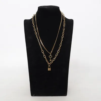 Halsband (Guldfärgad) från Edelstahl Okänd metall