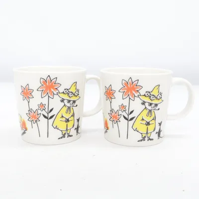 Kopp (Vit, Flerfärgad) från Moomin by Arabia