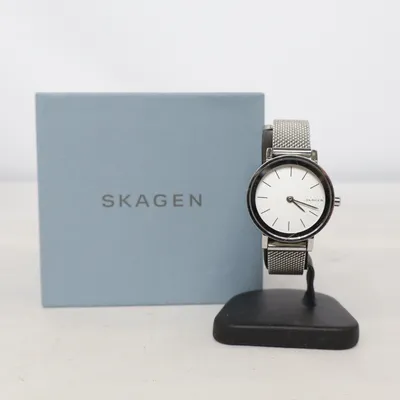 Armbandsur (Silverfärgad, Vit) från Skagen