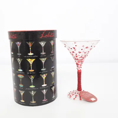 Martini glas (Red Hot-tini) fra Lolita