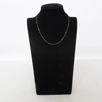 Halsband (Guldfärgad, Flerfärgad) Rostfritt stål, Okänd metall