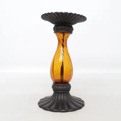 Ljusstake (Svart, Orange) från PartyLite