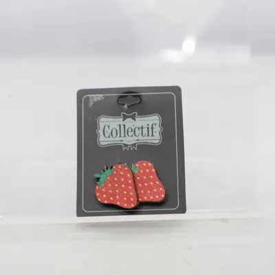 Oorbellen (Rood, Meerkleurig) van Collectif Onbekend materiaal
