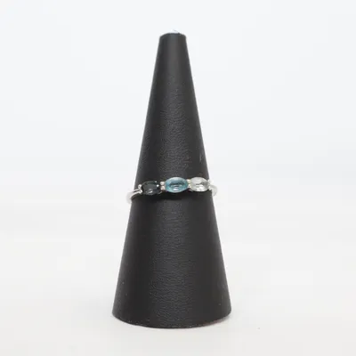 Ring (Silver, Blue) from JLO Silver