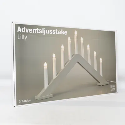 Electric advent candle holder (Lilly) from Konst Smide