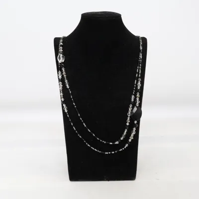 Necklace (Black, Gray) Unknown metal
