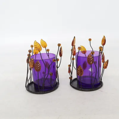 Ljuslykta (Lila, Brun) från PartyLite