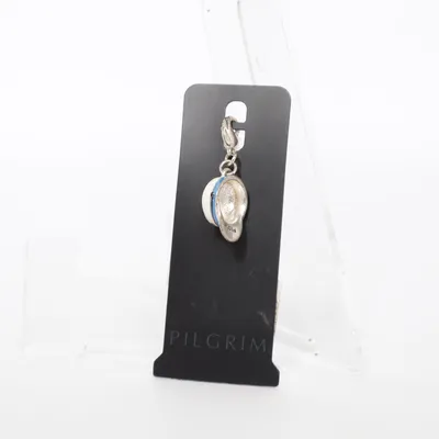 Berlock (Vit, Blå, Silverfärgad) från Pilgrim Okänd metall