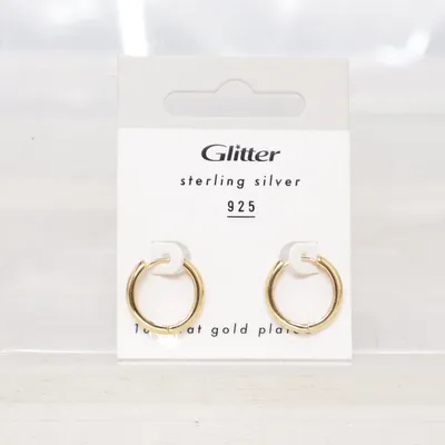 Earrings (Gold) from Glitter Silver