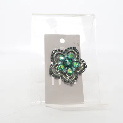 Broche (Grøn, Blå) fra Bijou Brigitte Ukendt metal