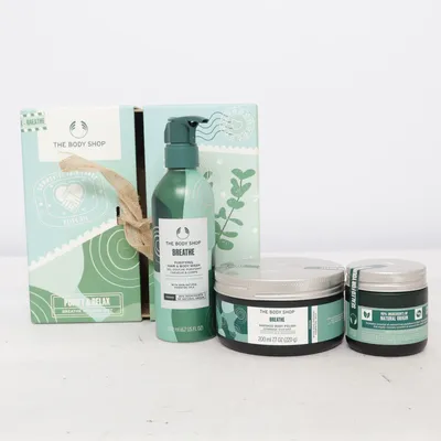 Skincare set (Blauw, Groen, Wit) van The Body Shop