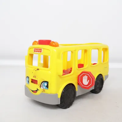 Leksaksbil (Gul, Röd, Grå) från Fisher Price