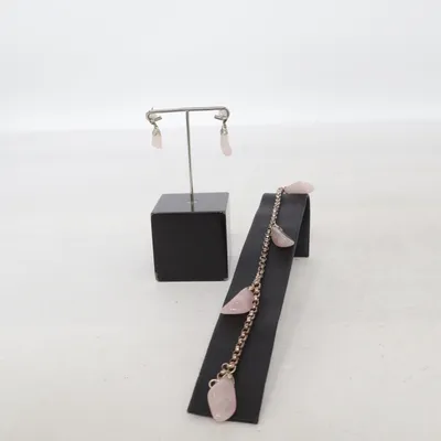 Smyckesset (Rosa) Okänd metall