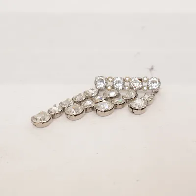 Broche (Zilver, Transparant) Onbekend materiaal