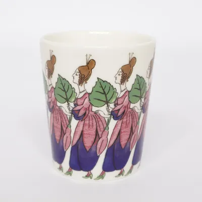 Mug (White, Multicolored) from Design Stockholm House