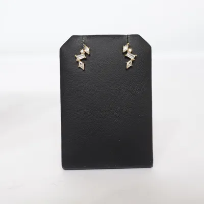 Örhängen (Guldfärgad, Transparent) Silver