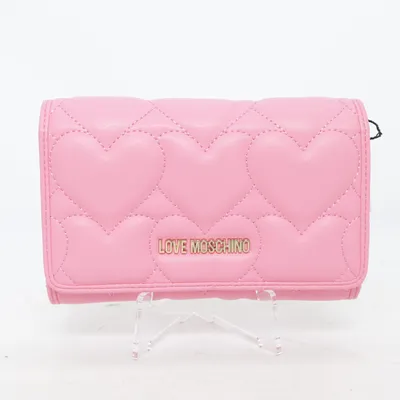 Wallet (Pink) from Love Moschino Faux leather