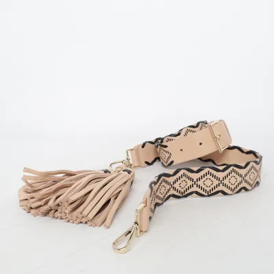 Shoulder strap (Beige, Black) from Kate Spade