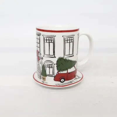 Mugg (Vit, Svart, Röd) från H&M Home