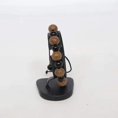 Armband (Zwart, Bruin) Onbekend materiaal
