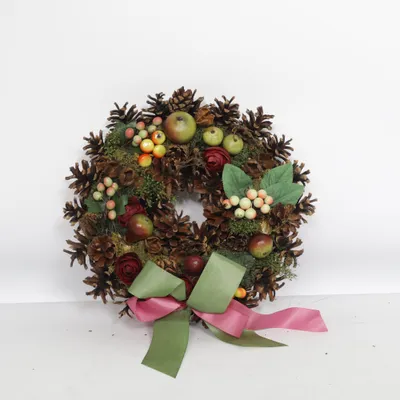Kerstdecoratie (Bruin, Meerkleurig)