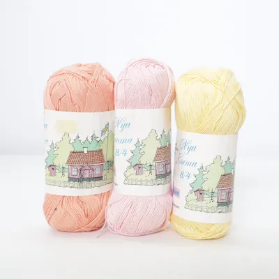 Garn (Rosa, Gul) från Falkgarn