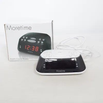 Klockradio (Svart, Vit) från Moretime