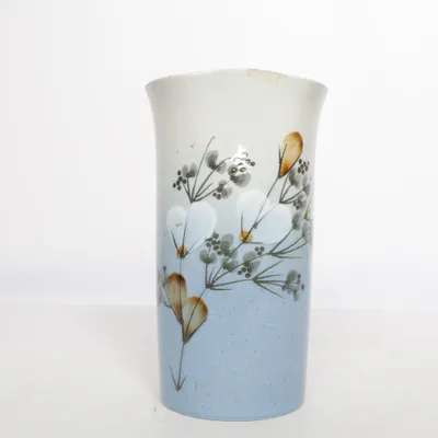 Vase (Blue, White, Multicolored) from Royal Copenhagen