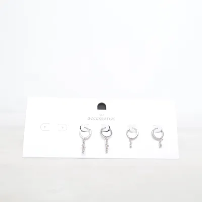 Oorbellen (Zilver) van NLY Accessories Onbekend materiaal