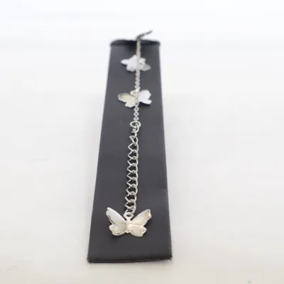 Fotlänk (Silverfärgad) Okänd metall