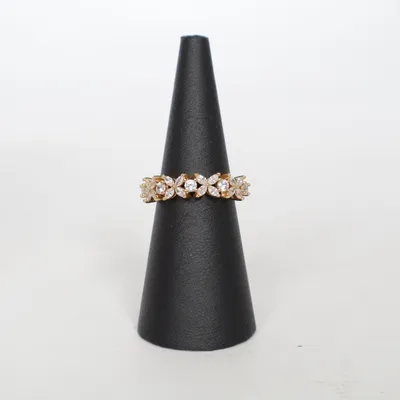 Ring (Goud, Transparant) Onbekend materiaal