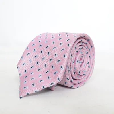 Tie (Pink, Blue) from John Henric Silk