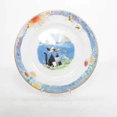 Wall plate (White, Multicolored) from Goebel