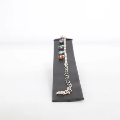 Bracelet de cheville (Argent, Multicolore) Métal inconnu