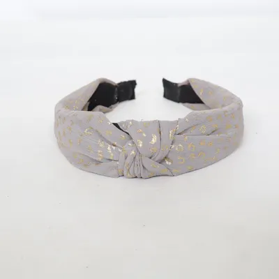 Serre-tête (Gris, Or) de Lé Mosch