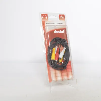 Câble RCA (4xRCA male/male 1,5 meter) de Dectel